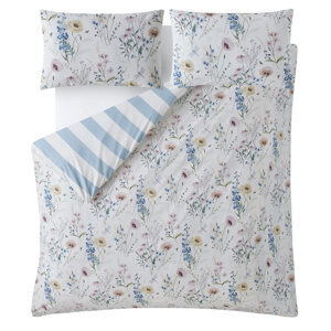 Laura Ashley Alford Meadow Delphinium Blue Duvet Cover Set